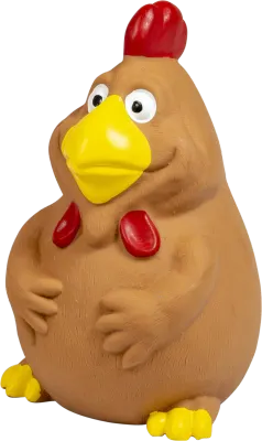 Hondenspeelgoed latex 19 cm met pieper Animal Boulevard kip