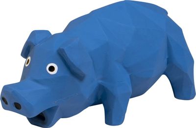 Hondenspeelgoed latex 19 cm met pieper Animal Boulevard varken