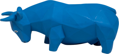 Hondenspeelgoed latex 19 cm met pieper Animal Boulevard stier