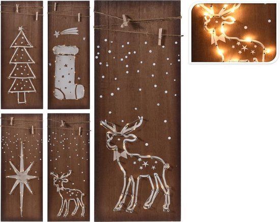 Memobord Hout Met Led