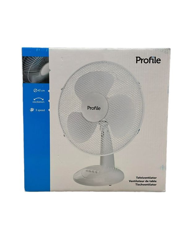 🌬️ Profile Table Fan – 3 Speeds &amp; Timer