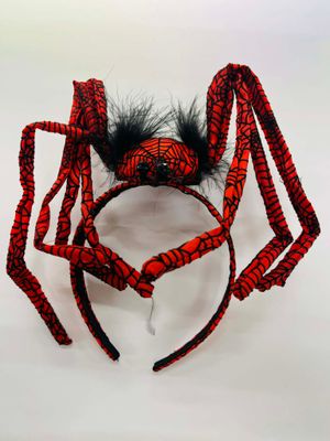 🕷️ Diadem/Tiara spider red – Halloween &amp; Carnival