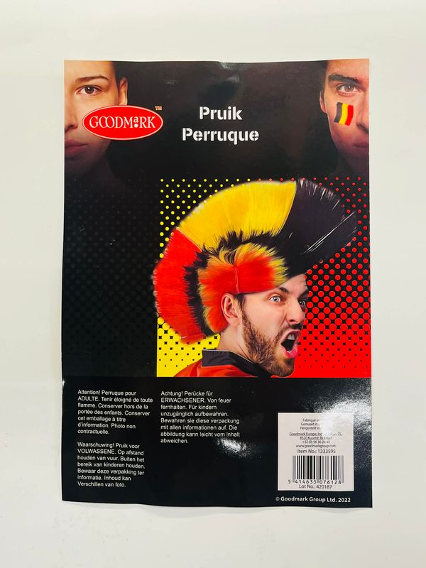🔥 Pruik Mohawk België