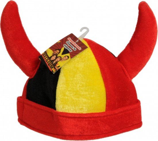 🦁 Belgium Supporter Hat Red Devils – Red-Yellow-Black ⚽🔥