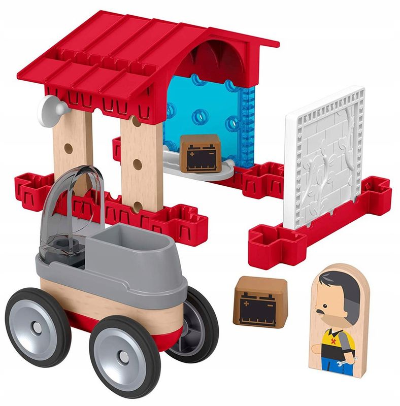 🚗 Fisher-Price Wonder Makers Garage – Houten Speelset voor Kinderen 🛠️✨