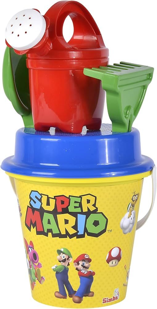 🏖️ Super Mario Bucket Set 6-Piece – Beach &amp; Sandbox Fun ✨