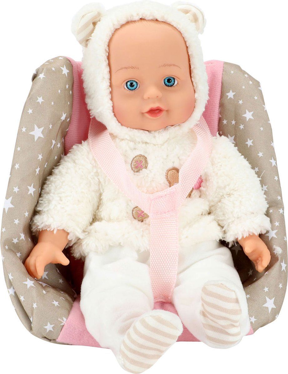 🍼 Toi-Toys Baby Beau Doll – 33 cm with Teddy Jacket ✨
