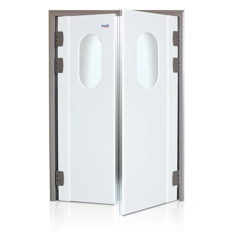 Dubbele pendeldeur polyethyleen, VV-PE, 1200*2100 (op wanddikte 60 - 100mm)