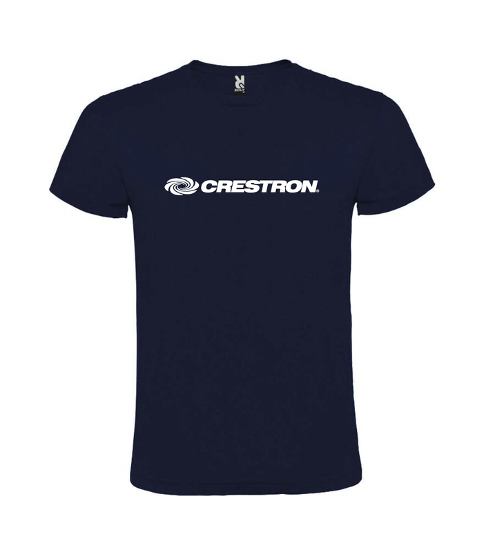 Unisex Crestron t-shirt Navy Blue (order one size up)