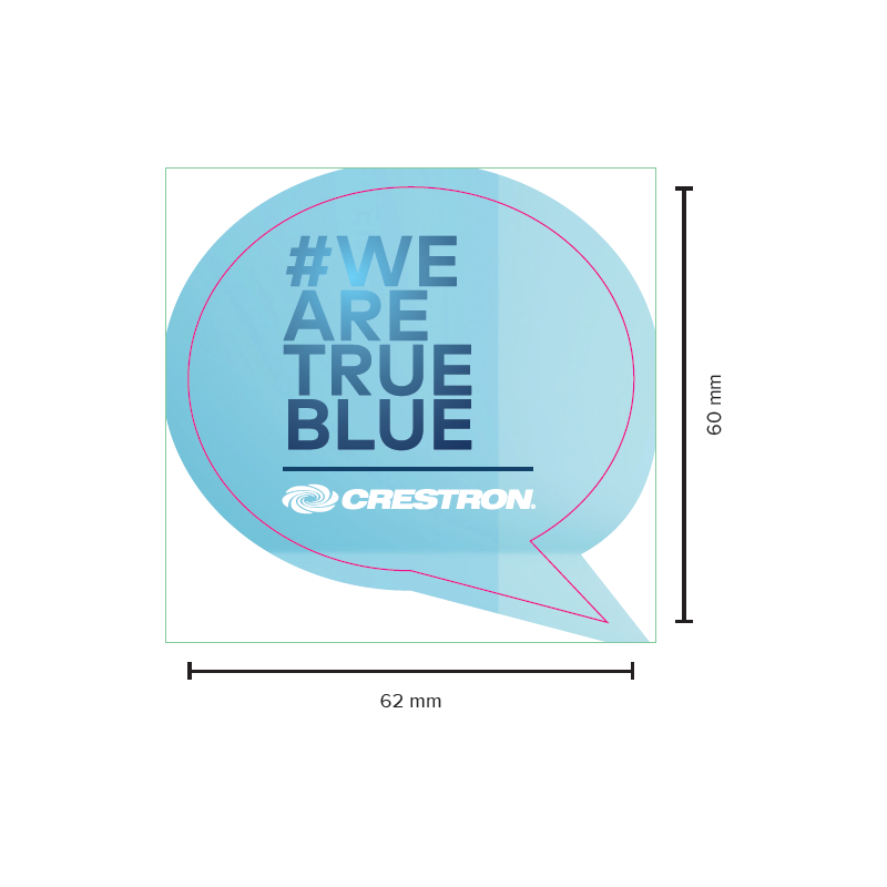 Sticker True Blue Bulb