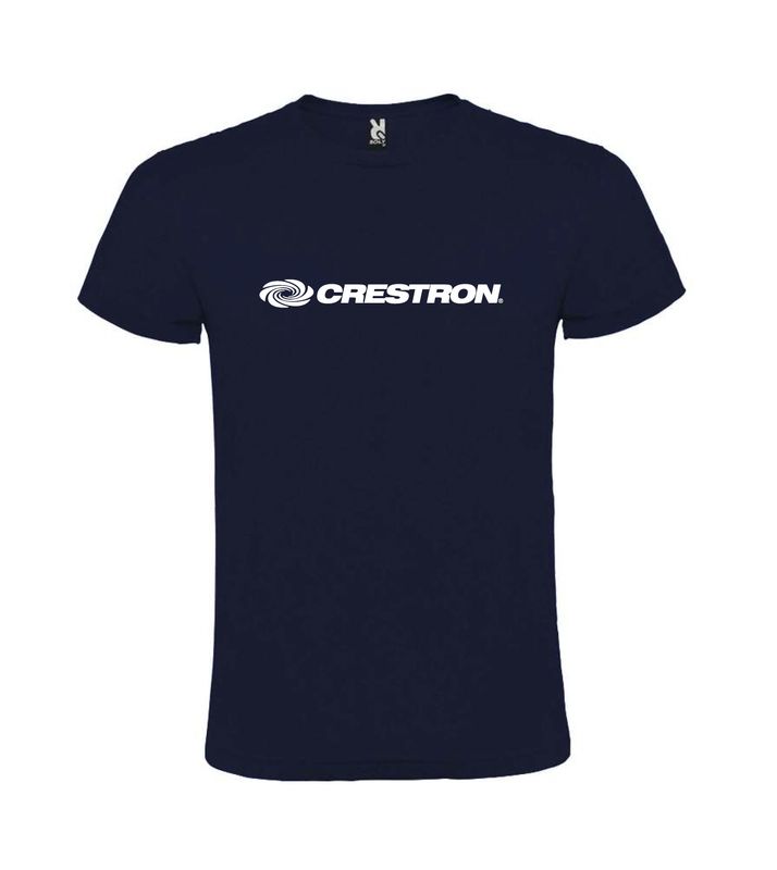 Unisex Crestron t-shirt Navy Blue (order one size up)