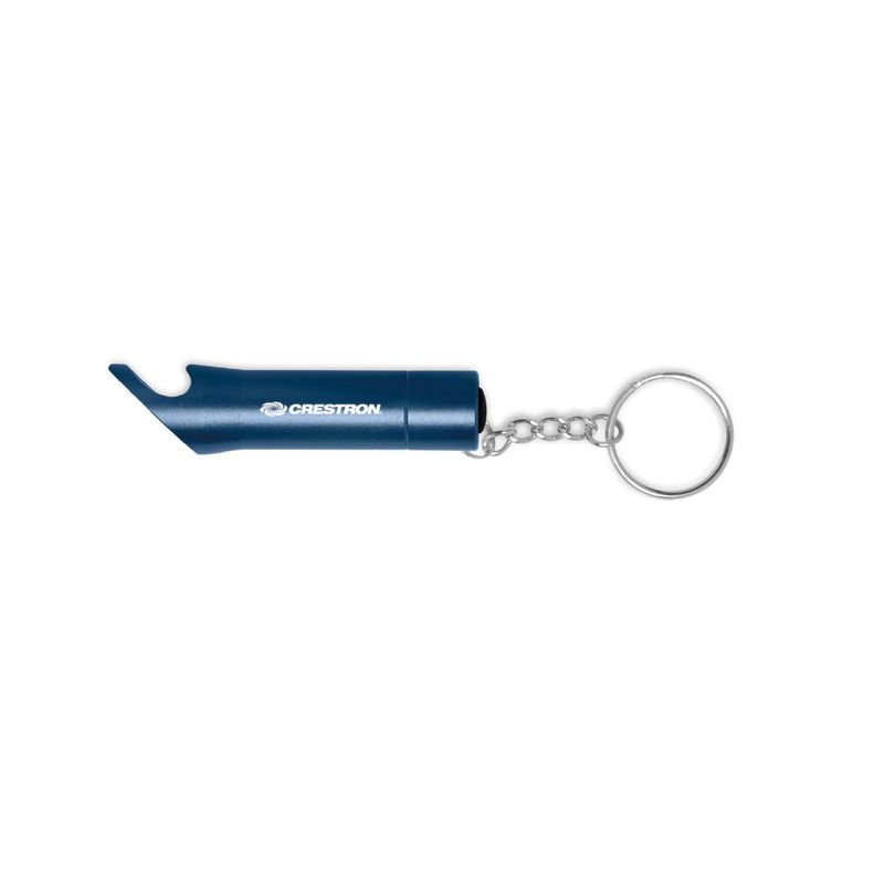 LED Metal Keychain with Bottle Opener