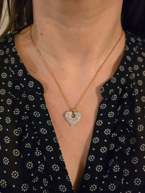 Fijne Halsketting met Hartje