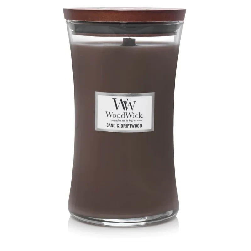 Woodwick kaars Sand & Driftwood Woodwick kaars Sand & Driftwood