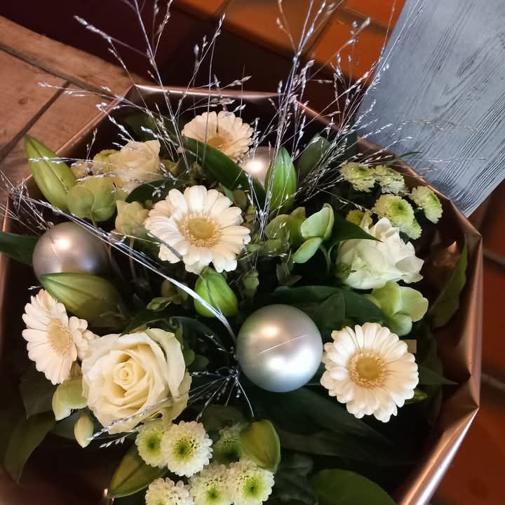 Kerstboeket Santa Claus