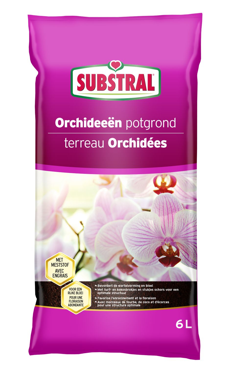 Substral potgrond Orchideeën 6l