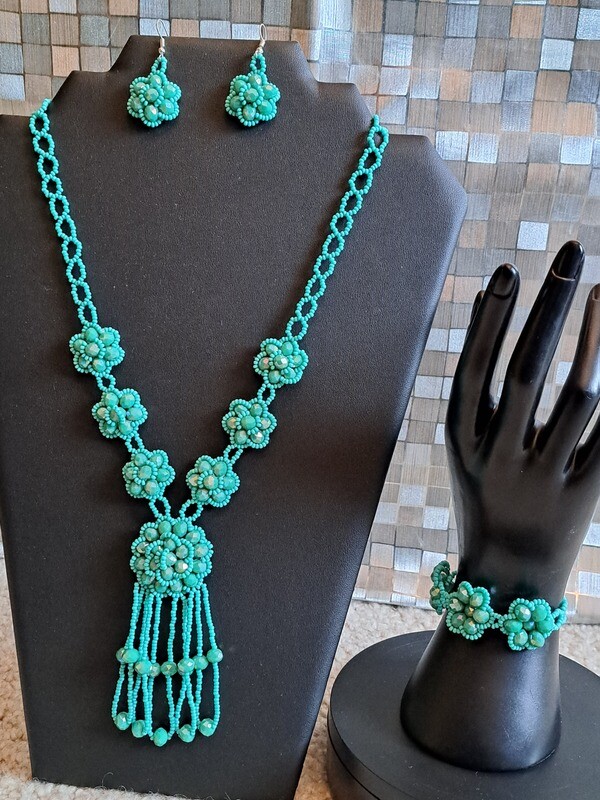 SET KRISTAL 7 BLOEMEN