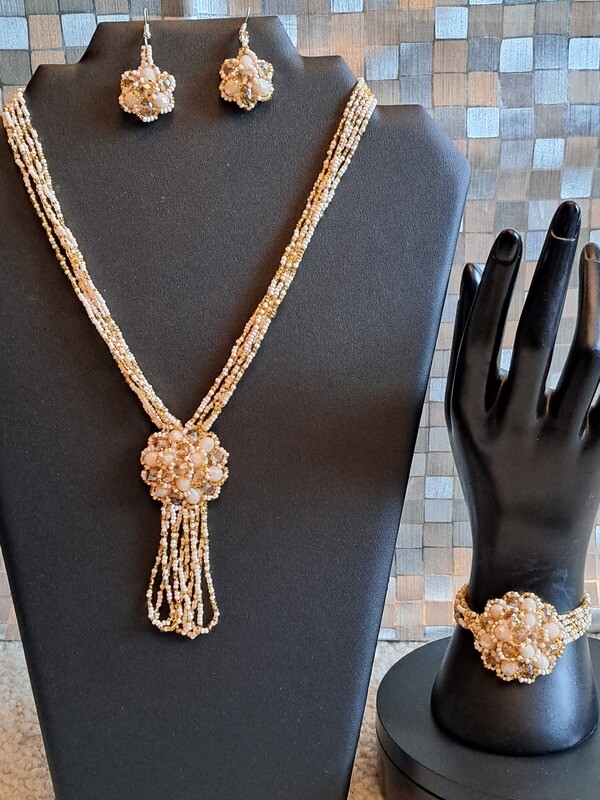 SET BLOEM KRISTAL