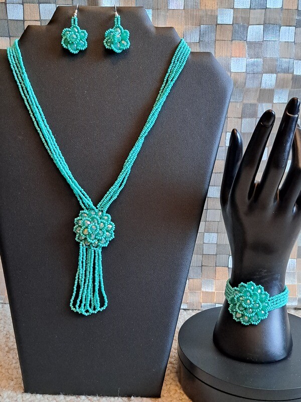SET BLOEM KRISTAL