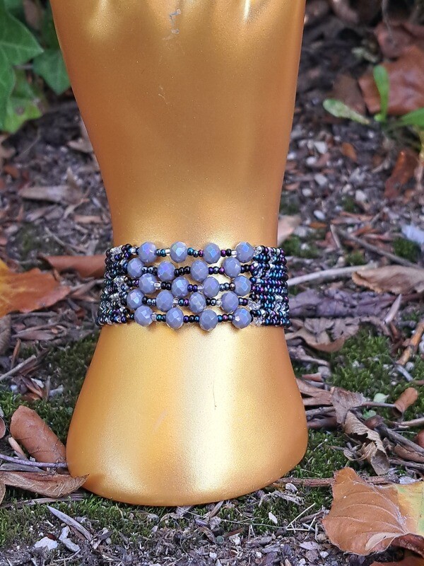 Geweven Kristallen Armband.