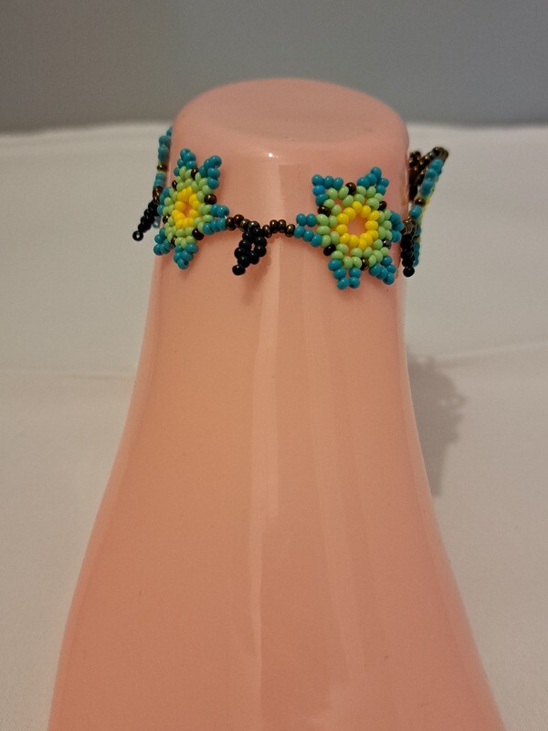 6 Enkelkettingen Bloementjes