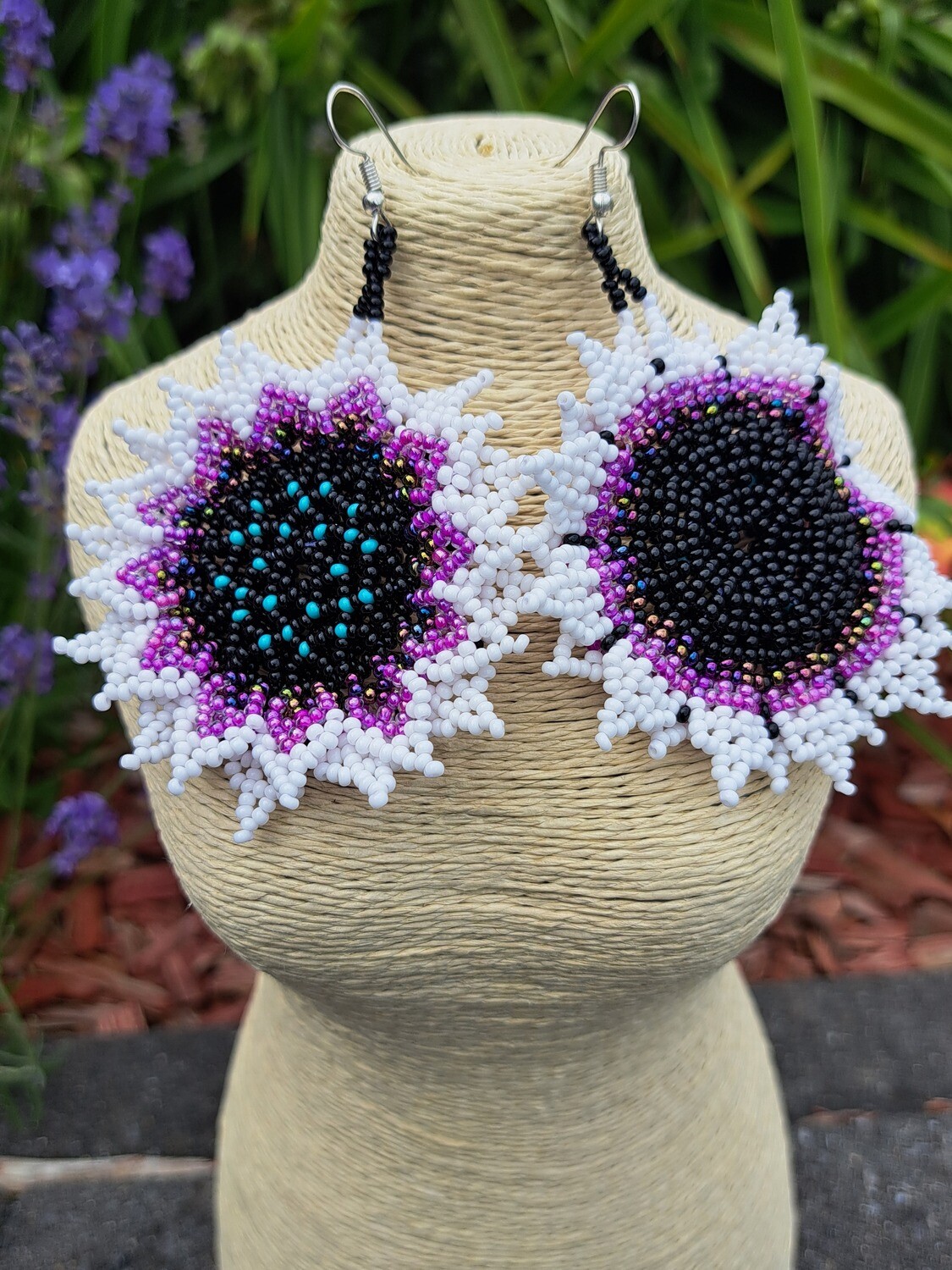 Grote Zonnebloem Oorbellen