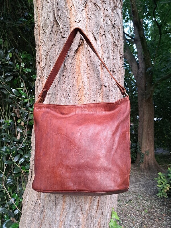 Lederen Handtasriem Enkel model