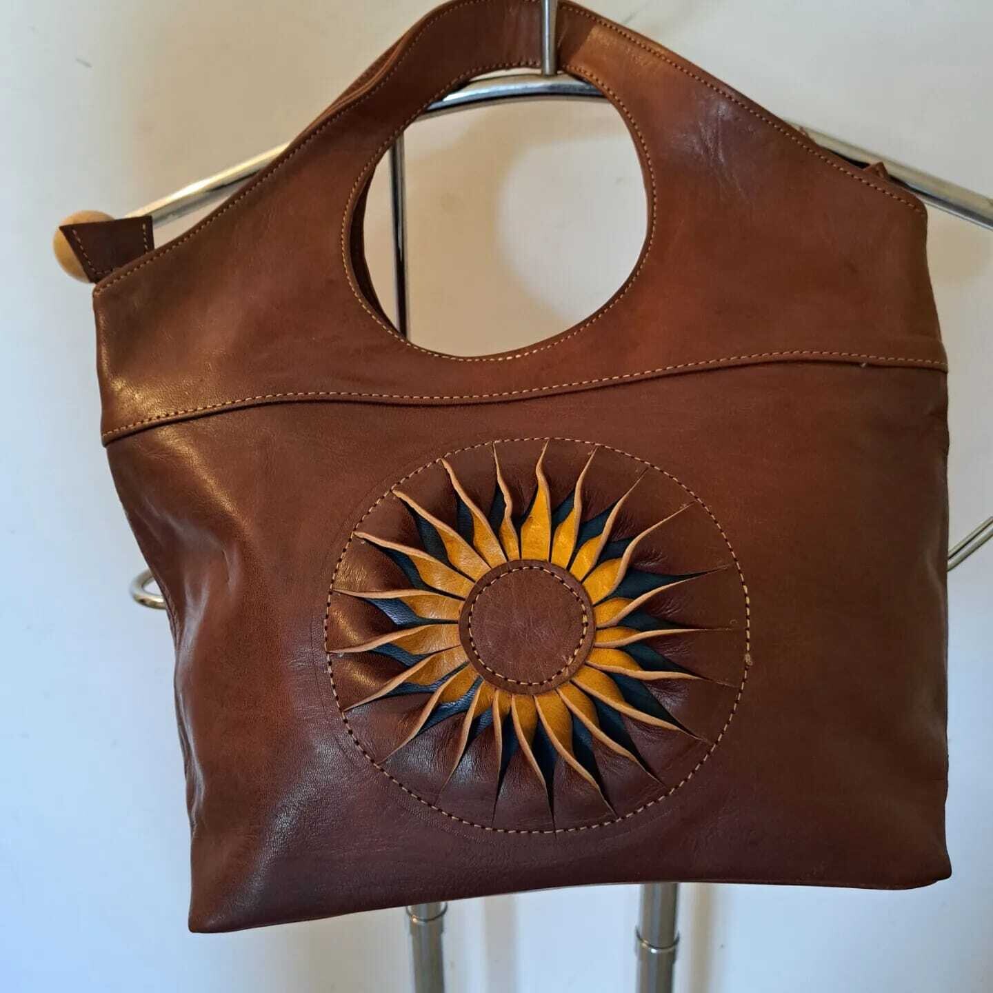 Lederen Zon Handtassen