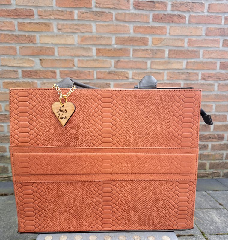 Lederen Handtas Sandra