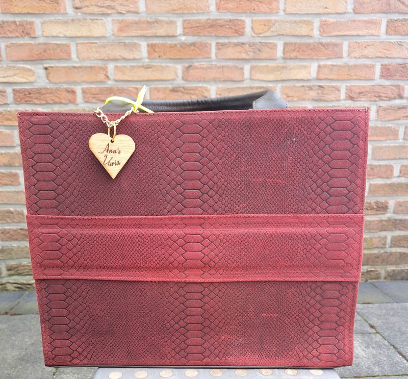 Lederen Handtas Sandra