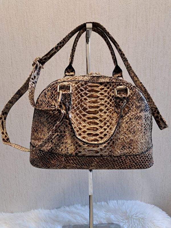 LEDEREN HANDTAS NICOLE