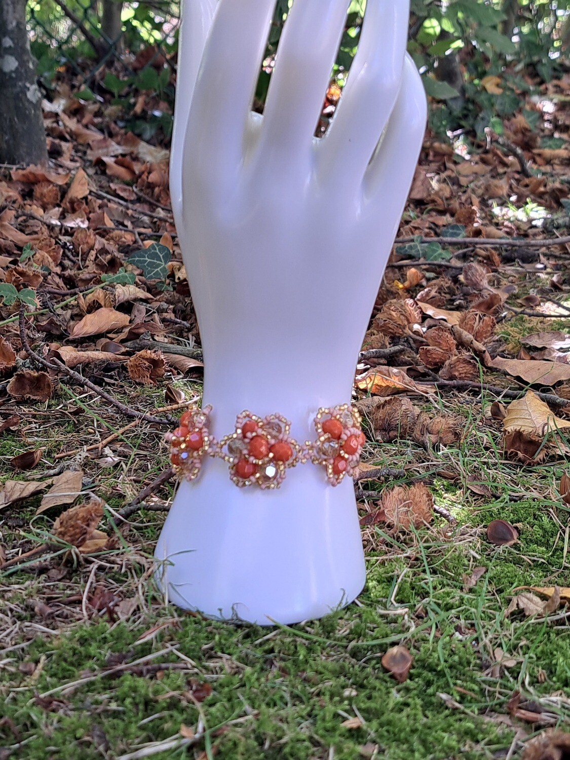 Kristallen Armband 3 Bloemen