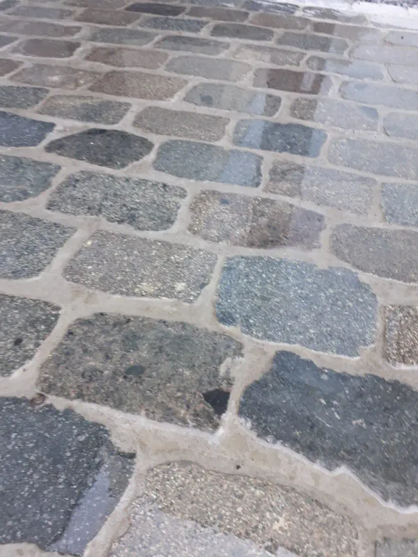 Kasseien vlak verzaagd Kasseien vlak verzaagd