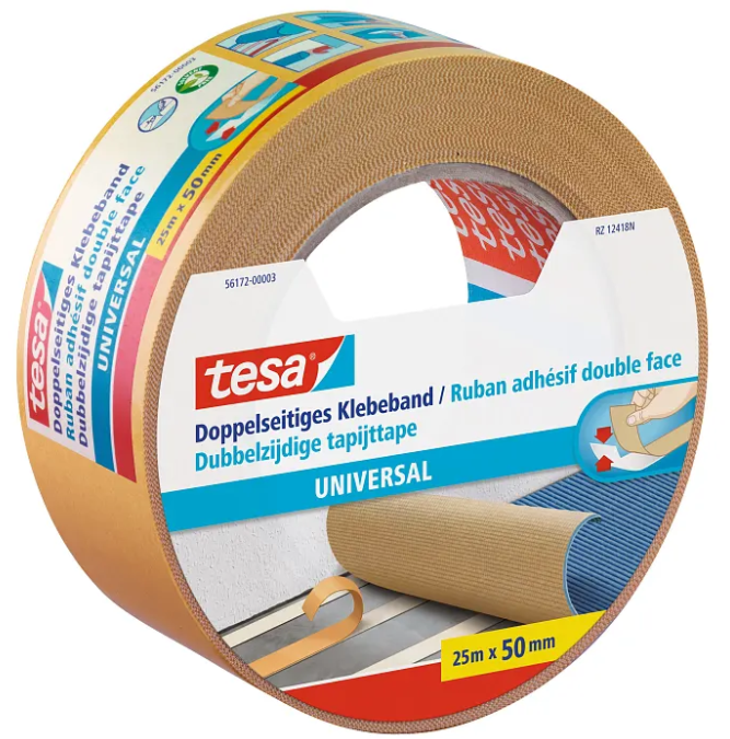 Tesa Tapijttape universal 25m X 50 mm