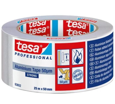 Tesa Aluminium Tape 50µm 50mm x 25m