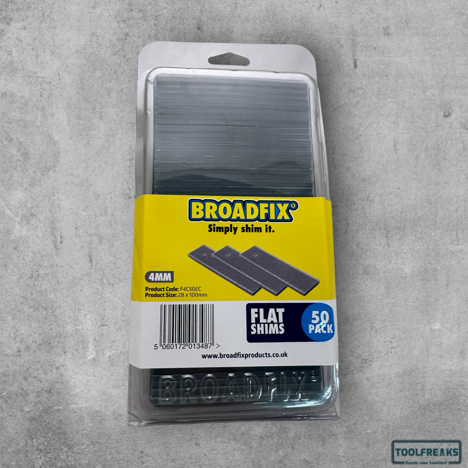 Broadfix Afstandhouders 100x28mm 4mm dik