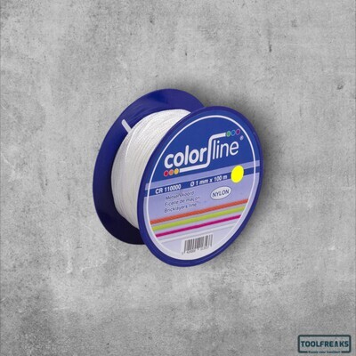 Colorline Metserskoord Wit 1mm x 100m