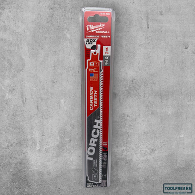 Milwaukee Reciprozaagblad TORCH Carbide Teeth 230mm 7TPI Metaal 1st
