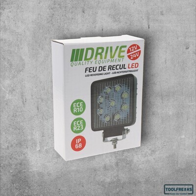 LED Achteruitrijlicht 27W 2160lm ECE R10 ECE R10/R23