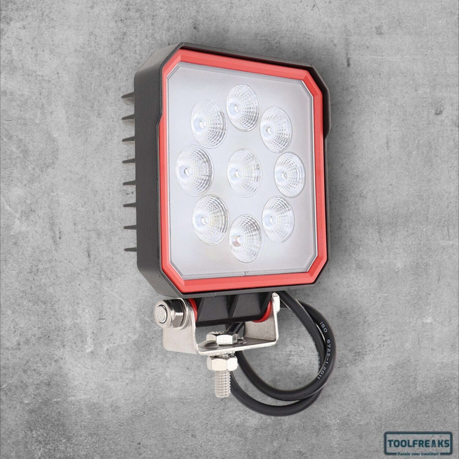 Led Werklamp Vierkant  9x3W 9~32V 2200lm
