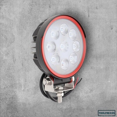 Led Werklamp Rond 9x3W 9~32V 2200lm