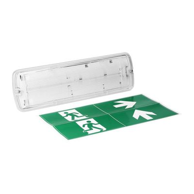 METU led-aangedreven armatuur met noodmodus, 2,7 W, 3 uur, IP65, 6000K-ORN