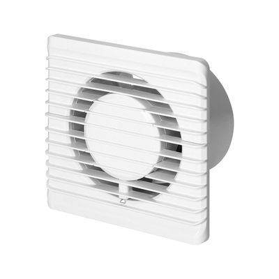Badkamerventilator 100mm opbouw met timer en vochtigheidssensor