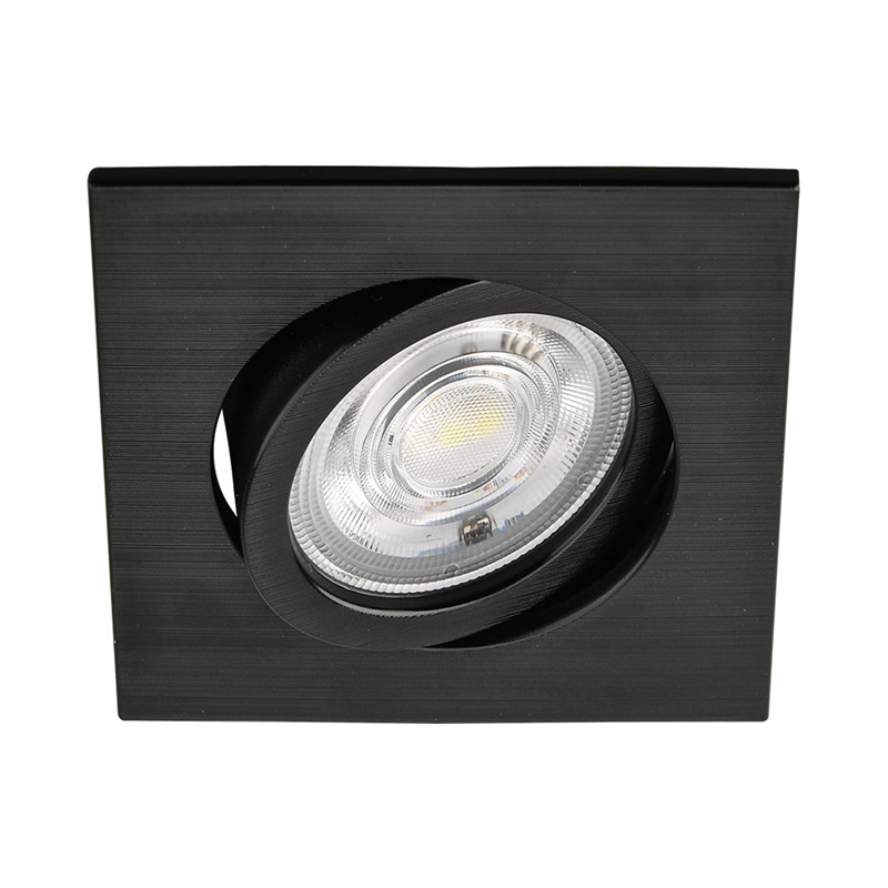 7W Led Inbouw Spot G3 Vierkant Zwart 3IN1 Led Downlight
