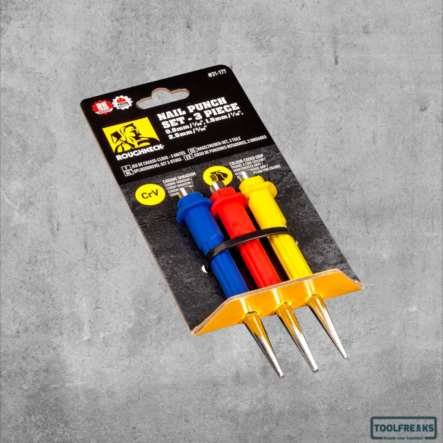 Roughneck Nageldrijver Set 3st