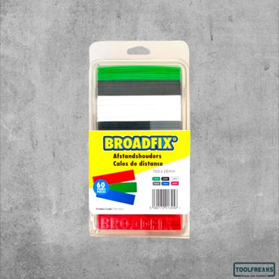 Broadfix Afstandhouders 100x28mm Set 1-2-3-4-5-6mm