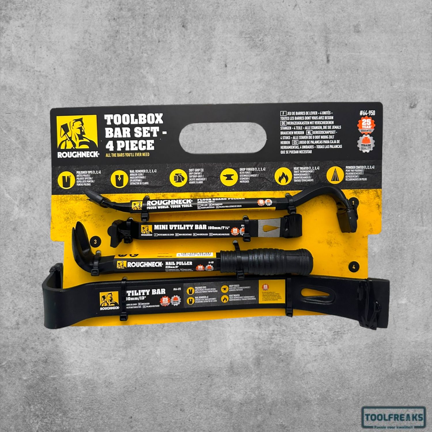 Roughneck Koevoet-set 4 delig