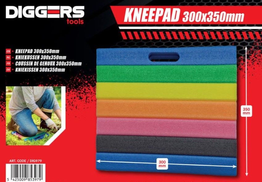 Diggers kniekussen 30x35cm