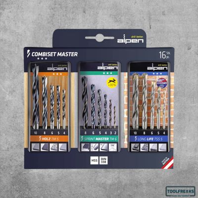 Alpen  Combiset Master Universeel boor assortiment