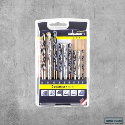 Alpen  TM 9 Universeel boor assortiment 9-delig